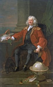 Portret kapitana Corama (ok. 1668-1751) 1740 autorstwa William Hogarth