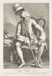 Portret Johna Wilkesa, Esquire autorstwa William Hogarth