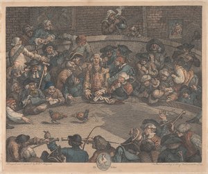 Royal Sport, bilet do boksu autorstwa William Hogarth