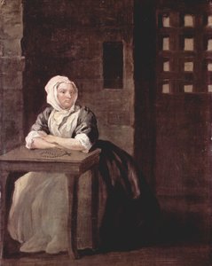 Sarah Malcolm (zm. 1733) autorstwa William Hogarth