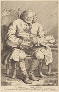 Szymon Lord Lovat autorstwa William Hogarth