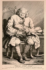 Szymon, Lord Lovat, 1746 autorstwa William Hogarth