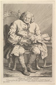 Szymon Lord Lovat, 1746. autorstwa William Hogarth