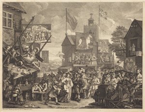 Jarmark w Southwark autorstwa William Hogarth
