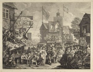 Jarmark w Southwark autorstwa William Hogarth