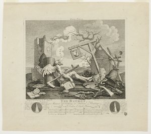 Tailpiece, czyli Batos autorstwa William Hogarth