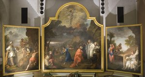 Ołtarz St Mary Redcliffe (tryptyk) autorstwa William Hogarth