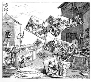 Bitwa obrazów, 1745. autorstwa William Hogarth