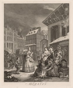 Cztery pory dnia autorstwa William Hogarth
