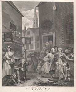 Cztery pory dnia, tablica II: Południe autorstwa William Hogarth