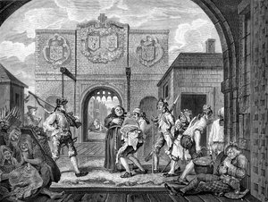 Bramy Calais – William Hogarth autorstwa William Hogarth