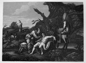 Dobry Samarytanin autorstwa William Hogarth