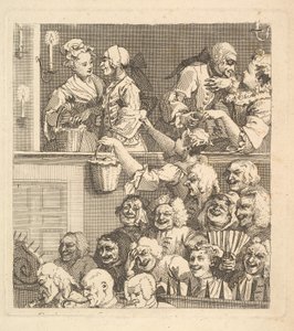 Roześmiana Audiencja, grudzień 1733. autorstwa William Hogarth