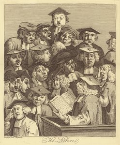Wykład autorstwa William Hogarth