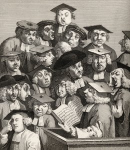 Wykład z „Prac Williama Hogartha”, opublikowany 1833 (lito) autorstwa William Hogarth