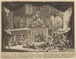 Loteria autorstwa William Hogarth