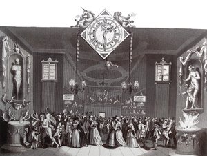 Bilet na maskaradę autorstwa William Hogarth