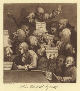 Grupa Muzyczna autorstwa William Hogarth