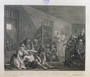 Grabie w Bedlam, płyta VIII z „A Rake