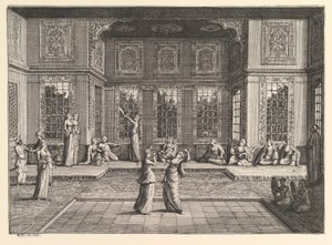 Seraglio Aubry de La Mottrayes Podróżuje po Europie, Azji i części ..., 1723-24. autorstwa William Hogarth