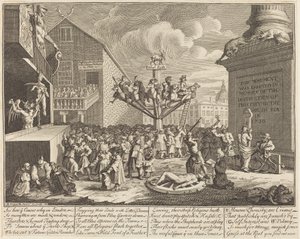 Schemat Morza Południowego autorstwa William Hogarth