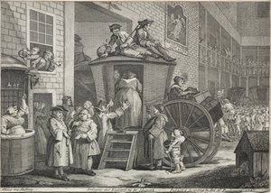 Trener sceniczny autorstwa William Hogarth