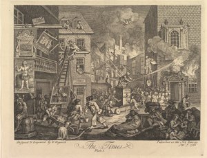 „The Times”, rycina nr 1 autorstwa William Hogarth