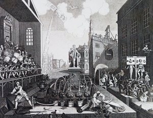 Czasy. Tablica II 1762, autorstwa Williama Hogartha autorstwa William Hogarth