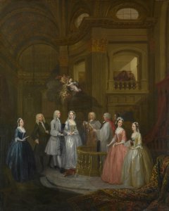 Ślub Stephena Beckinghama i Mary Cox autorstwa William Hogarth