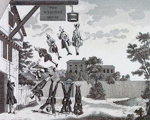 Dom Wagi. (grawitacja absolutna) Williama Hogartha autorstwa William Hogarth