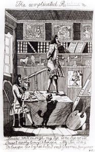 Skomplikowany Richardson, 1724 autorstwa William Hogarth