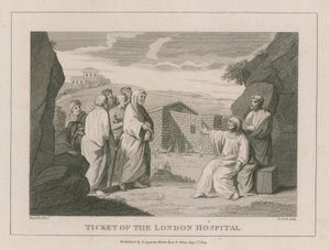 Bilet do Szpitala Londyńskiego autorstwa William Hogarth