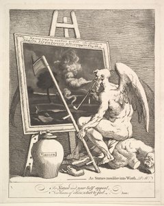 Czas palenia obrazu, ok. godz. 1761. autorstwa William Hogarth