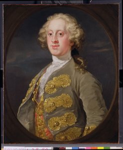 William Cavendish, markiz Hartington, późniejszy 4. książę Devonshire (1720-64) 1741 autorstwa William Hogarth