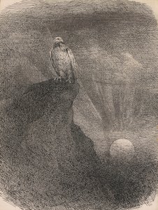 Genius, 1865-95 (pióro, atrament i grafit na tekturze)