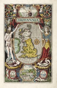 Frontyspis z Wielkiej Brytanii, William Camden, wyd. 1607