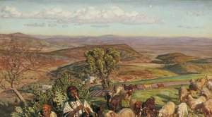 Równina Ezdrelon ze Wzgórz nad Nazaretem, XIX w. autorstwa William Holman Hunt