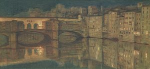 Ponte Vecchio, Florencja autorstwa William Holman Hunt