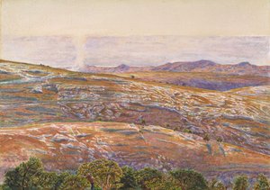 Morze Martwe z Siloam, 1861. autorstwa William Holman Hunt