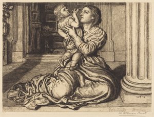Pożegnanie ojca autorstwa William Holman Hunt