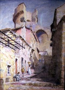 Carro (akwarela na papierze) autorstwa William Holt Yates Titcomb