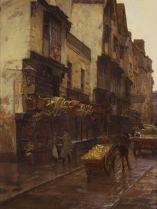 The Cradle of the Wills Tobacco Firm, Mary-le-Port Street, Bristol, ok. 1902 (olej na płótnie)