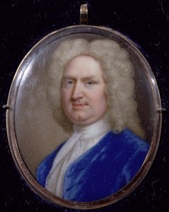Miniatura Jerzego Fryderyka Haendla (1685-1759) (emalia na miedzi)