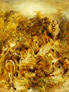 Miejsce do picia, 1878 autorstwa William Huggins