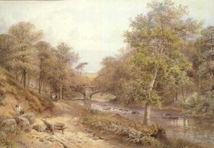 Wydobywanie nad rzeką autorstwa William Hull