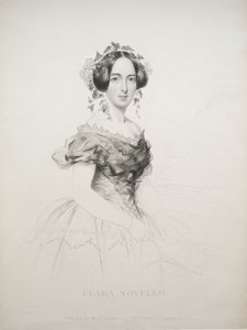 Klara Novello, 1852. autorstwa William Humphreys