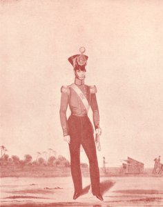 Oficerowie Piechoty Armii Madras na linii, c1837-1843, 1909 autorstwa William Hunsley