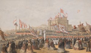 Otwarcie Baxter Park Dundee 9 września 1863 r autorstwa William Husband McFarlane