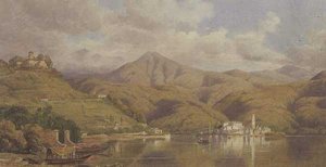 Jezioro Orta autorstwa William J. Ferguson
