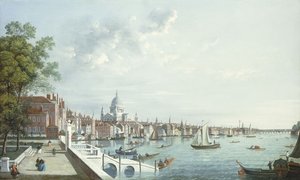Tamiza z Somerset House, patrząc w dół autorstwa William James